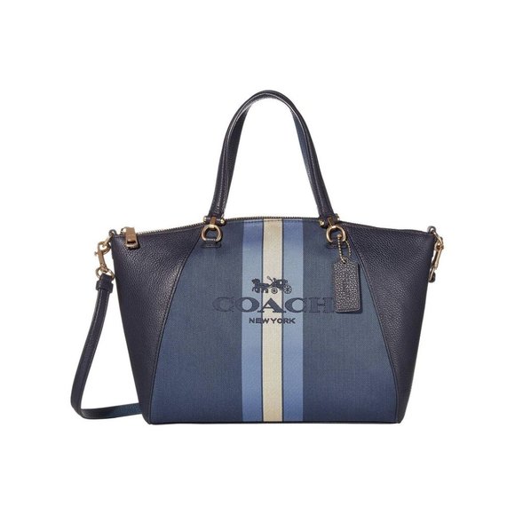 Coach Handbags - Coach Prairie Satchel Horse And Carriage Jacquard